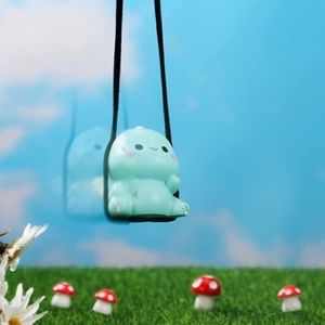 Swinging Dinosaur Rear View Mirror Car Hanging Pendant Ornament